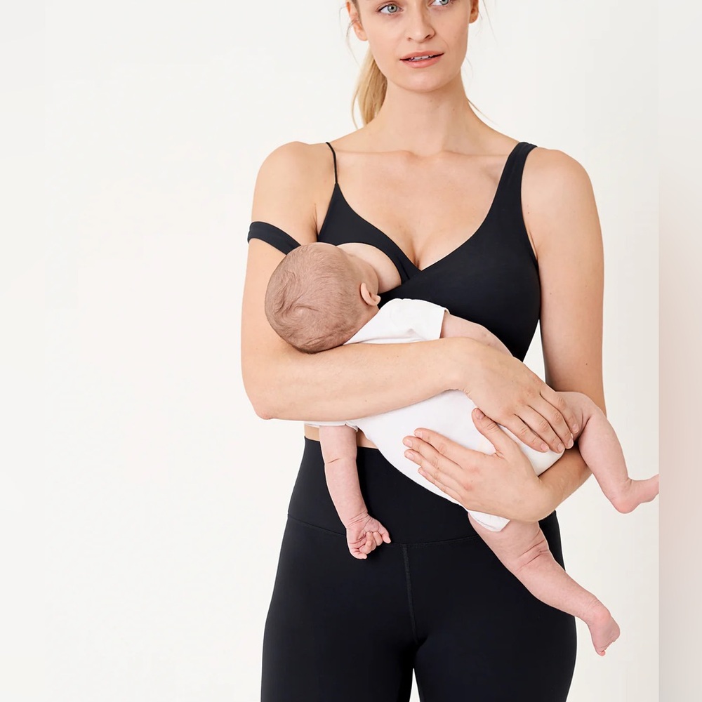 Crissova V-Latch Nursing Crop Top